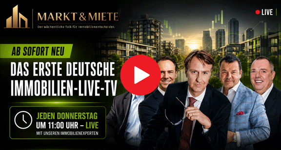 Ab sofort Das erste deutscht Immobilien-Live-TV